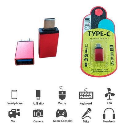 Adaptador Otg usb. Tipo C .3.1