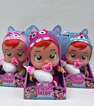 Muñecas lloronas con sonido