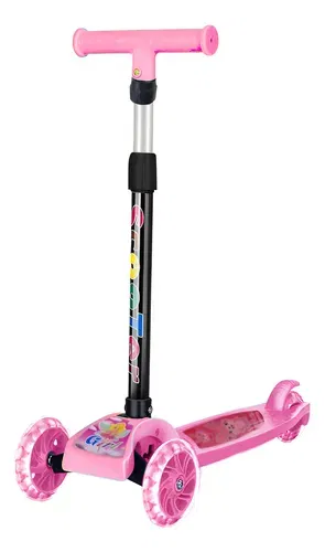 Monopatin plegable con luces