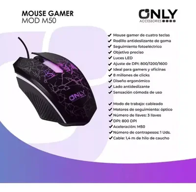 Mouse gamer M50 Only
