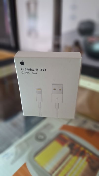 Cable Usb Lightning (Iphone) 1mts