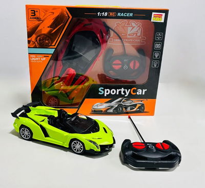 Auto deportivo a control remoto con luces led