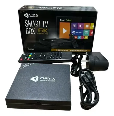Smart tv box Android 6k de 128GB y 8GB de RAM