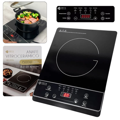Anafe vitrocerámico de inducción. 1500w. Orix