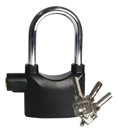 Candado con alarma. Alarma lock