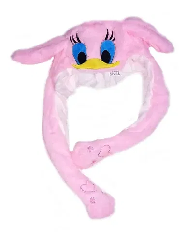 Gorro de peluche levanta orejas con luz