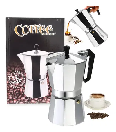 Cafetera italiana. 12 pocillos