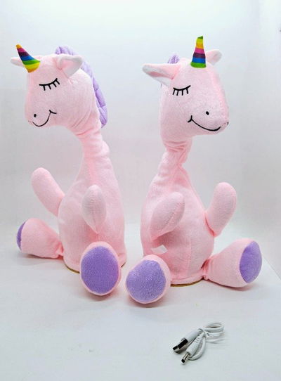 Unicornio bailarin musical,repite voz