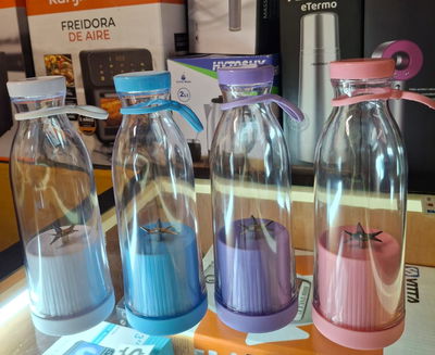 Botella licuadora portátil recargable
