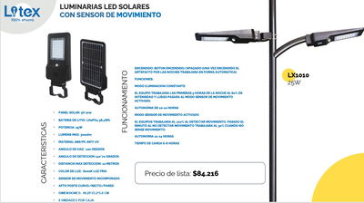 Luminaria Litex Lx1010 25W