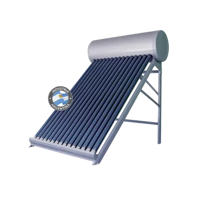 Termotanque Solar 150L - Argentina - Acero inoxidable interior, galvanizado exterior