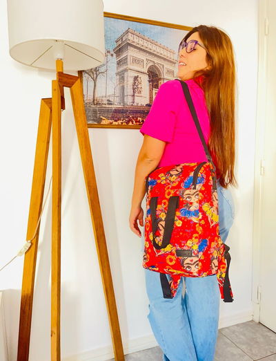 Bolso/Mochi Hawai Frida Khalo