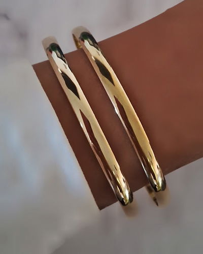 Pulsera Esclava Lisa 5mm Ac. Dorado 
