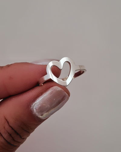 Anillo Cuore Ac. Blanco 