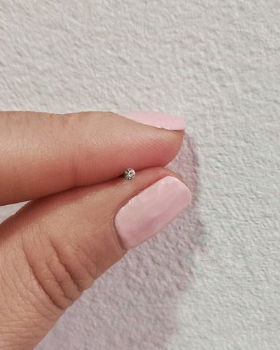Aro Piercing Brillant Nariz Ac. Quirúrgico