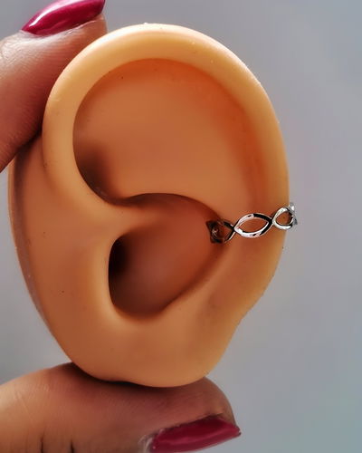 Earcuff Infinito Ac. Quirúrgico 