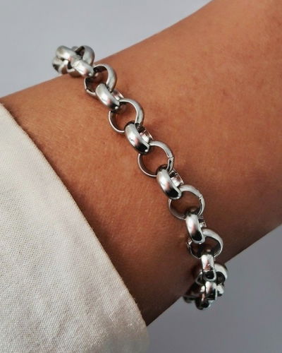 Pulsera Rolo 7mm 20cm Ac. Quirúrgico 