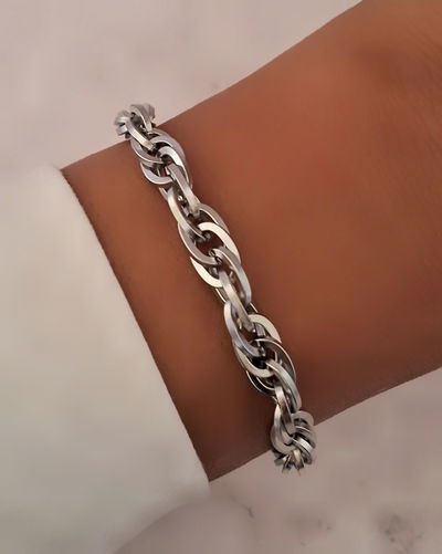 Pulsera Sara 12mm 20cm Ac. Quirúrgico 