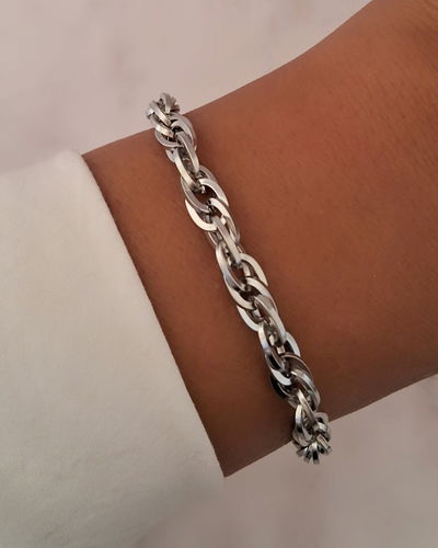 Pulsera Sara 10mm 20cm Ac. Quirúrgico 