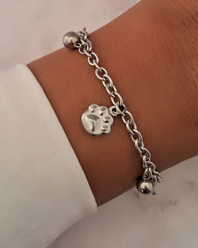 Pulsera Huellita 18cm Ac. Quirúrgico 