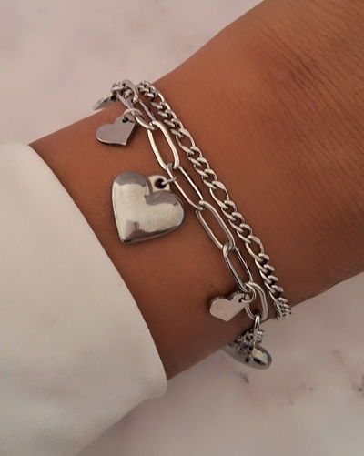 Pulsera Ágata 18-3cm Ac. Quirúrgico 