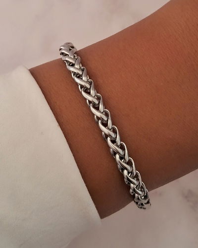 Pulsera Espiga 5mm 18cm Ac. Quirúrgico 