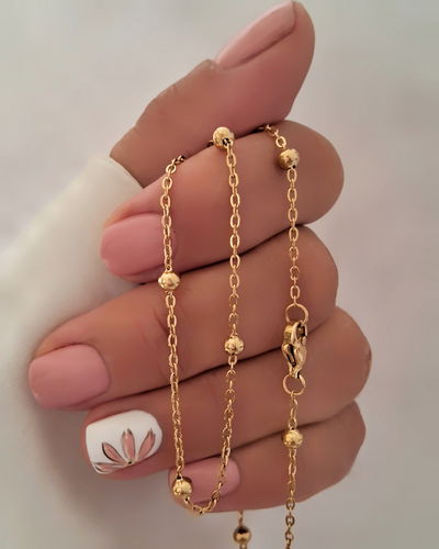 Collar Nuria Balls Ac. Dorado 