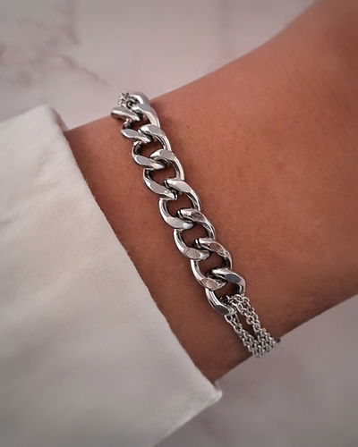 Pulsera Roxy Grumet 18-3cm Ac. Quirúrgico 