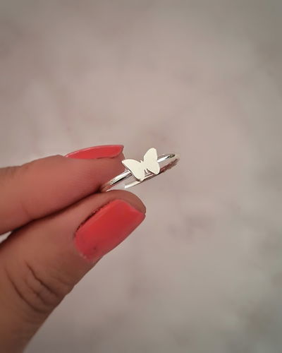 Anillo Morpho Ac. Blanco 