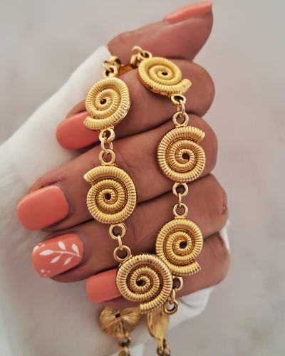 Collar Azua 40-5cm Ac. Dorado 