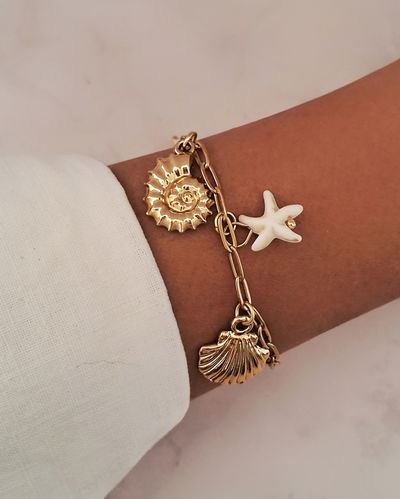 Pulsera Akumal 18-3cm Ac. Dorado 