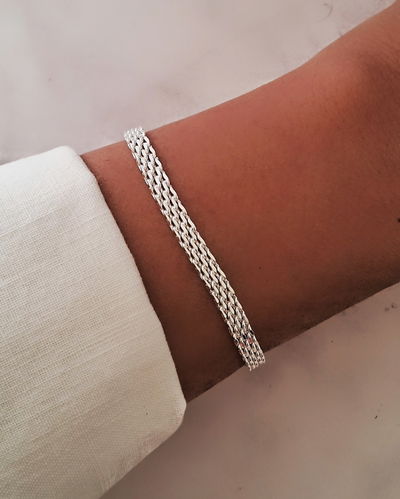 Pulsera Tissue 18-3cm Ac. Blanco 