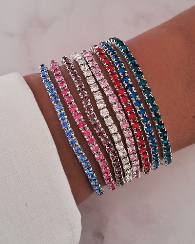 Pulsera Elástica Colores Ac. Blanco 