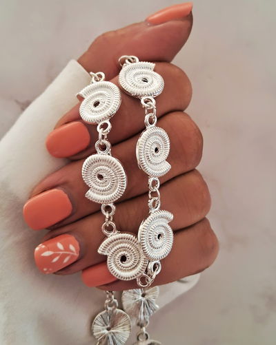 Collar Azua 40-5cm Ac. Blanco 