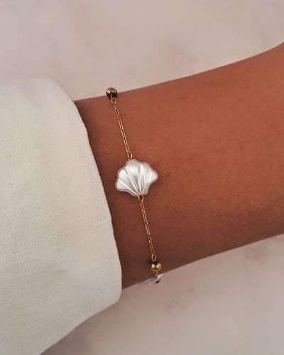Pulsera Clam 18-3cm Ac. Dorado 