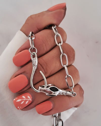 Collar Snake Chain 55cm Ac. Quirúrgico 