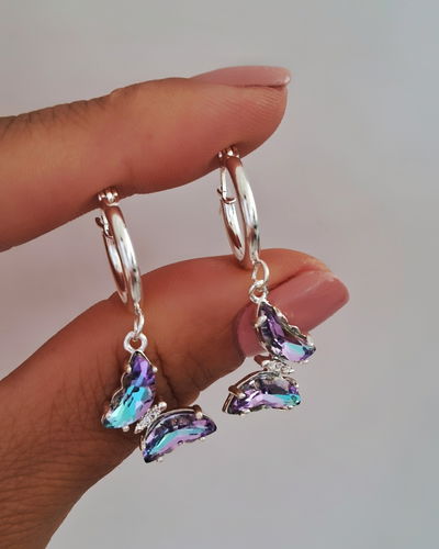 Argollas Mari Violeta Ac. Blanco 