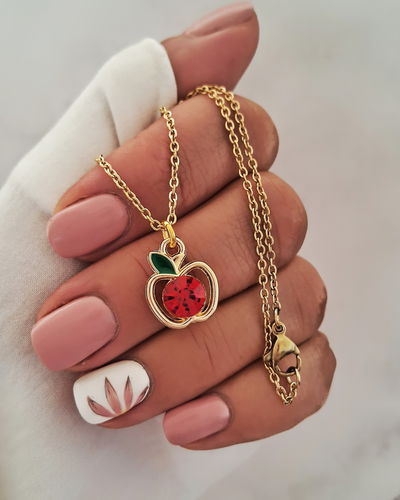 Collar Apple 45cm Ac. Dorado 