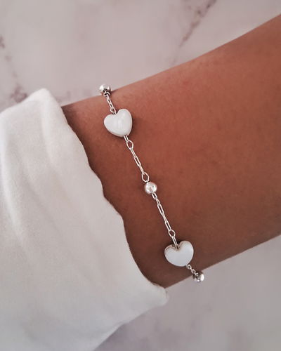 Pulsera Neriza 18-3cm Ac. Blanco 