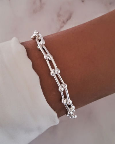Pulsera Brave 18-3cm Ac. Blanco 