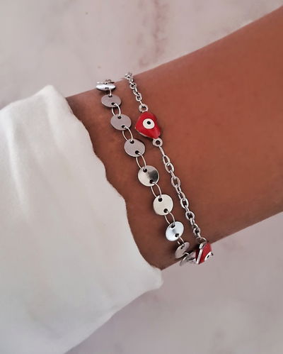 Pulsera Chap Protect Rojo 18-3cm Ac. Quirúrgico 