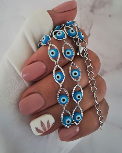 Collar Multi Ojitos 45-5cm Ac. Quirúrgico 