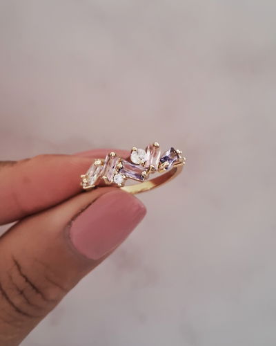 Anillo Tanos Ac. Dorado 