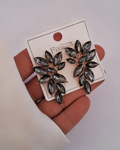 Aros Bouquet Negro Ac. Dorado 