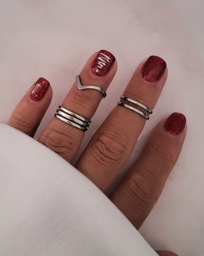 Anillos Midi Pack x3 Ac. Quirúrgico 