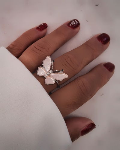 Anillo Monarch Rosa Pastel Ac. Quirúrgico 