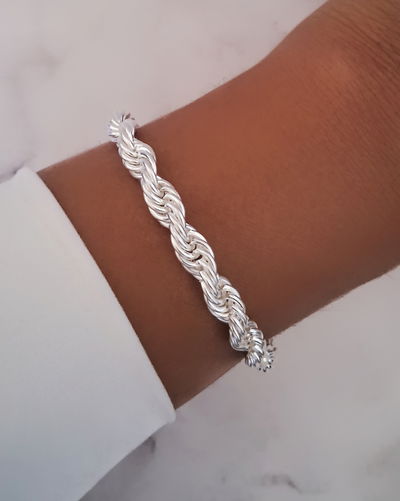 Pulsera Tourbillon 12mm 20cm Ac. Blanco 