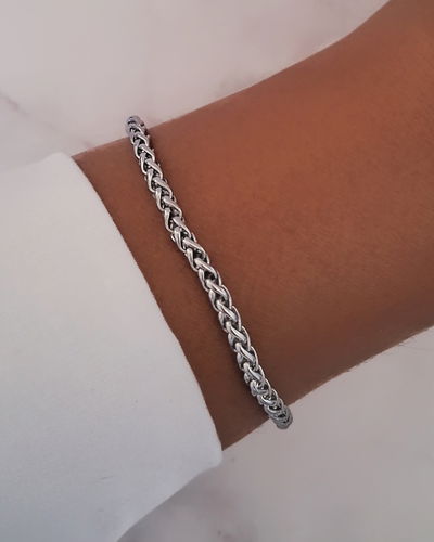 Pulsera Espiga 3mm 18cm Ac. Quirúrgico 