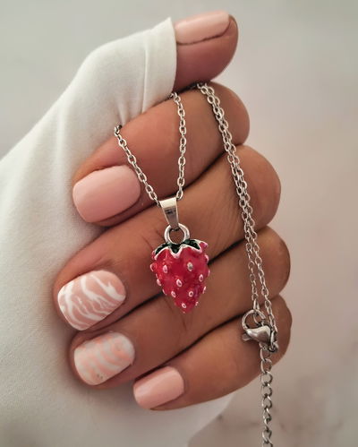 Collar Frutilla 45-5cm Ac. Quirúrgico 