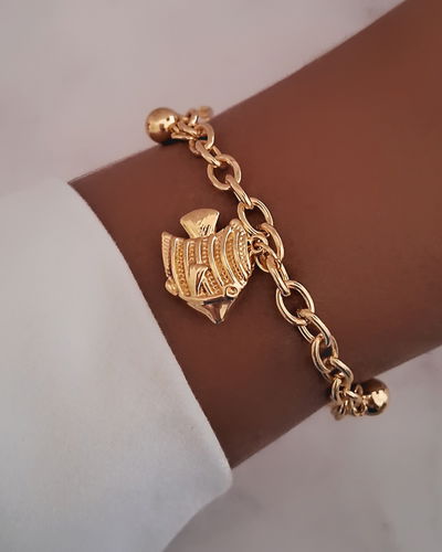 Pulsera Pesce 18-5cm Ac. Dorado 